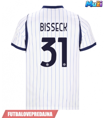 Lacne Muži Futbalové dres Inter Milan Yann Bisseck #31 2026-27 Krátky Rukáv - Preč